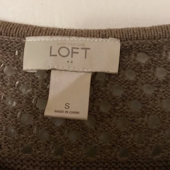 Loft brown sweater size: S - Picture 4 of 8